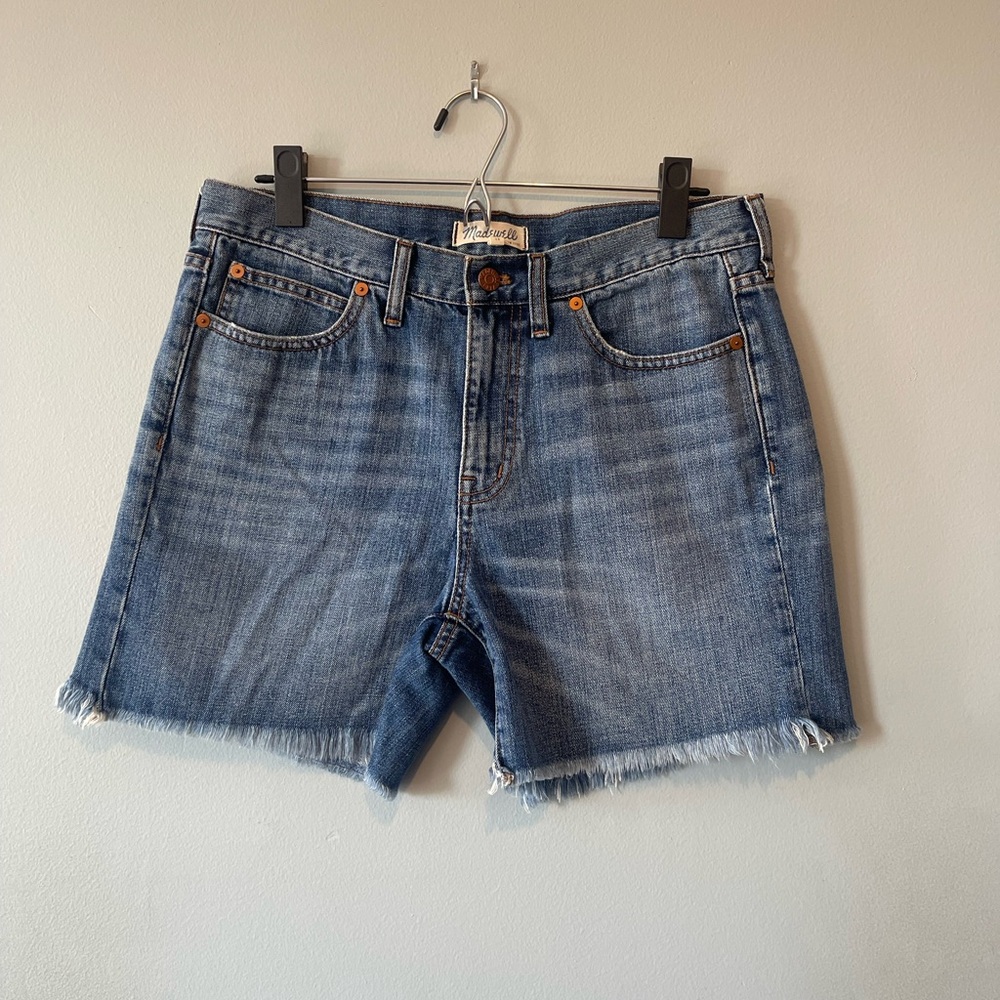 Madewell Blue Denim Cutoff Shorts